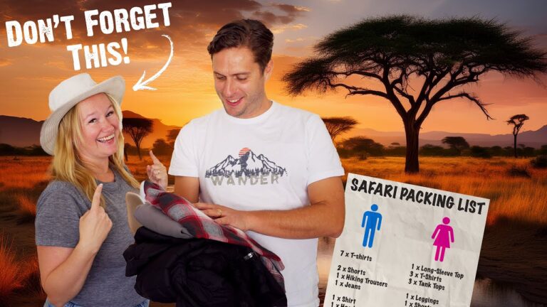 What to Pack for AFRICAN SAFARI – Men & Women's Packing List