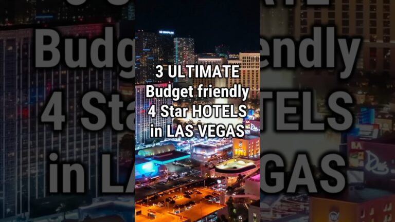 3 CHEAP 4 STAR HOTELS in VEGAS #vegas #lasvegas #travelvlog #shortstravel #hotels #shortshots