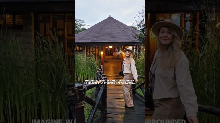 Staying in dreamy Safari lodge at Lake Nakuru, Kenya 🇰🇪 #safarilodge #safari #kenya #africa