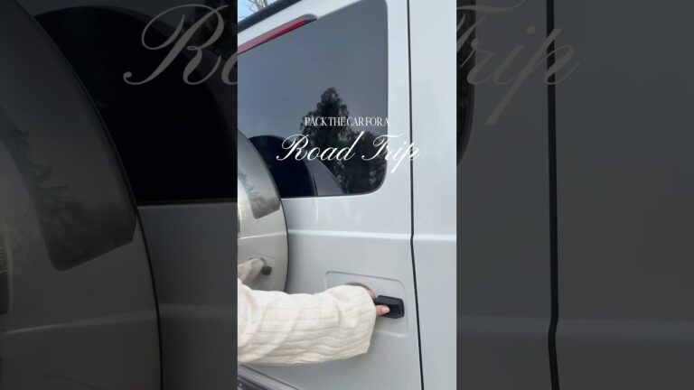 Pack the car for a road trip 🤎 #roadtrip #packwithme #amazonfinds #packing