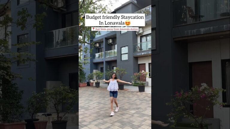 Budget Friendly staycation in Lonavala😍just5 min away from station #shorts #traveling  #staycation