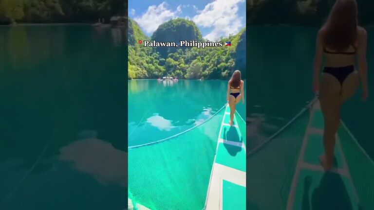 PLACES ON EARTH WITH THE BLUEST WATER #travel #tiktok #shorts #bluewater