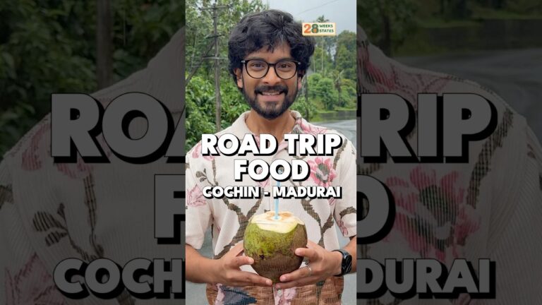 Awesome Road Trip Food From Kochi to Madurai🤤🚗