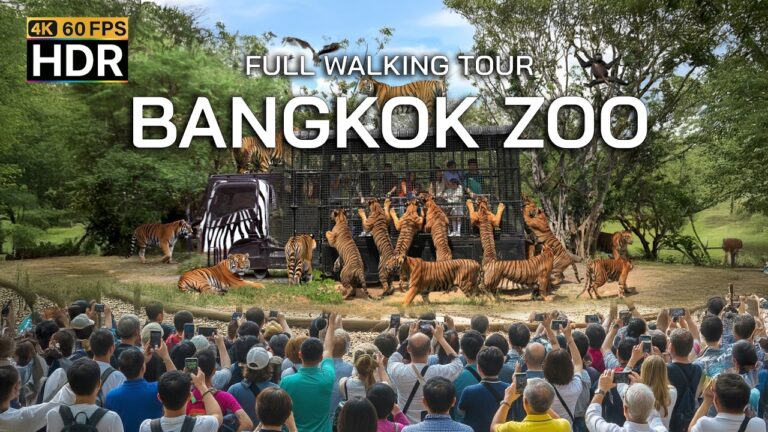 🇹🇭 4K HDR | Safari World Bangkok The Most AMAZING ZOO In The World | Full Walking Tour