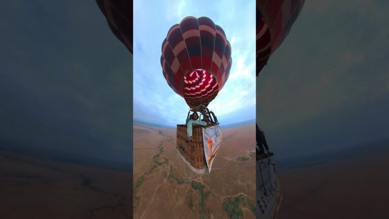 Hot Air Balloon ride in the Masai Mara, Kenya! 😍