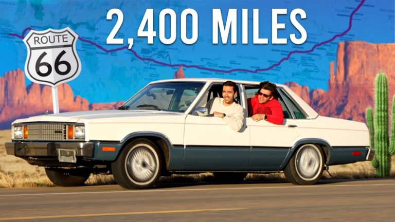 Route 66 roadtrip in a CHEAP classic car from 1979