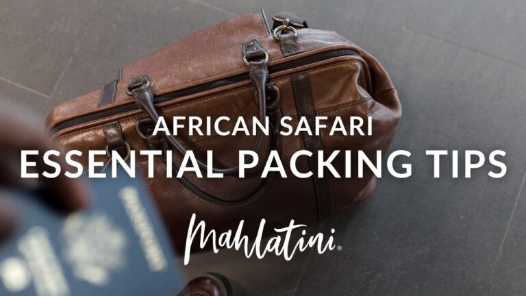 What You Should Pack for Safari