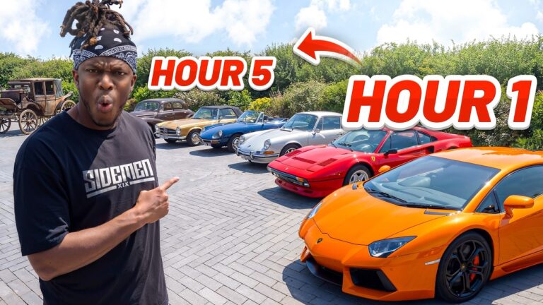 SIDEMEN ROAD TRIP BUT EVERY HOUR THE CAR GETS OLDER