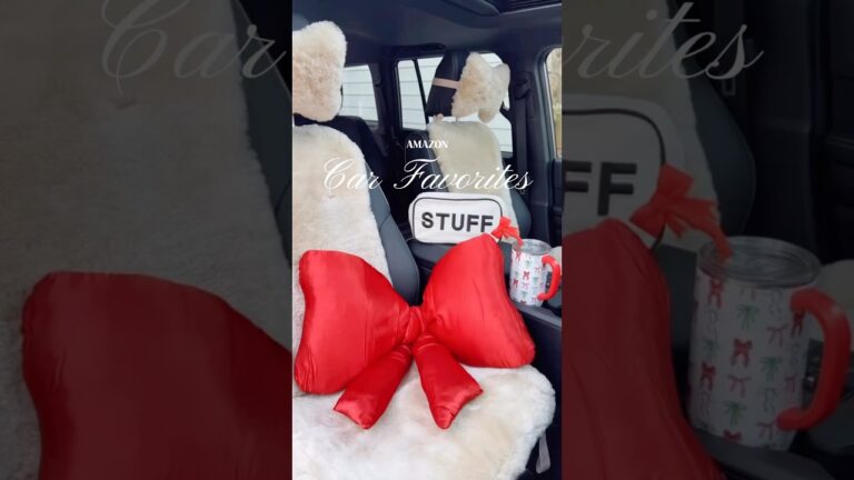 Holiday travel 🎀 #christmas #travel #caraccessories #car #roadtrip #christmas2024 #travelessentials