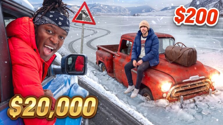 SIDEMEN $20,000 vs $200 WINTER ROAD TRIP