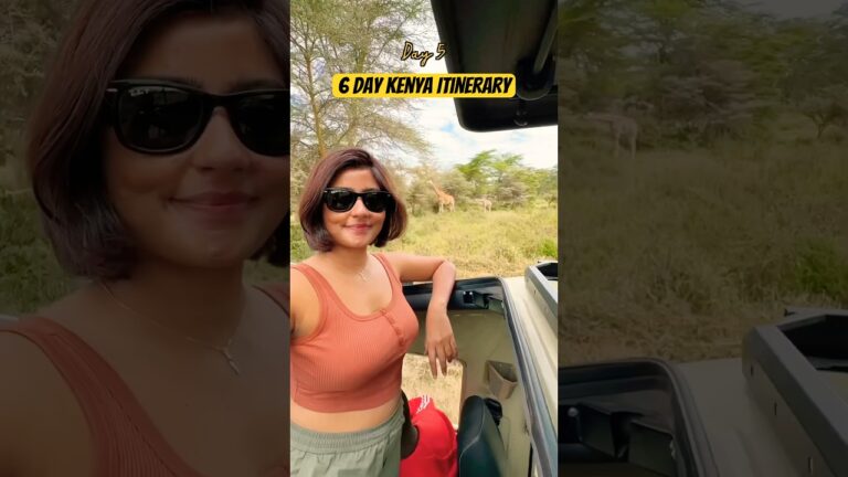 The Ultimate 6-day KENYA Itinerary 🇰🇪🦁 #travelshorts
