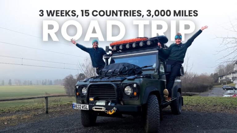 Land Rover Defender Winter Road Trip: The journey continues → Belgium → Luxembourg → Black Forest