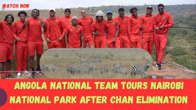 Magical Kenya: ANGOLA National Team Visits Nairobi National Park after CHAN elimination