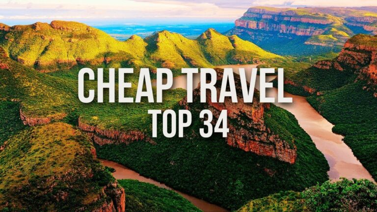 34 INSANELY CHEAP Travel Destinations in 2026