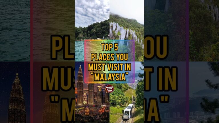 TOP 5 Places You Must Visit In Malaysia | Amazing World Facts