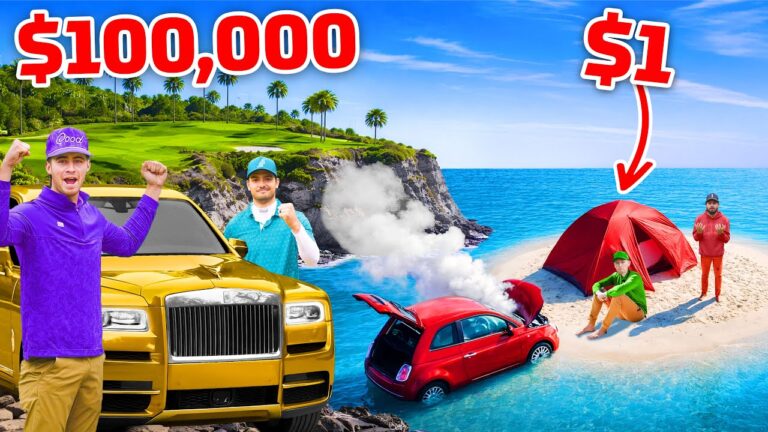 $1 vs $100,000 Golf Road Trip | Ep 2